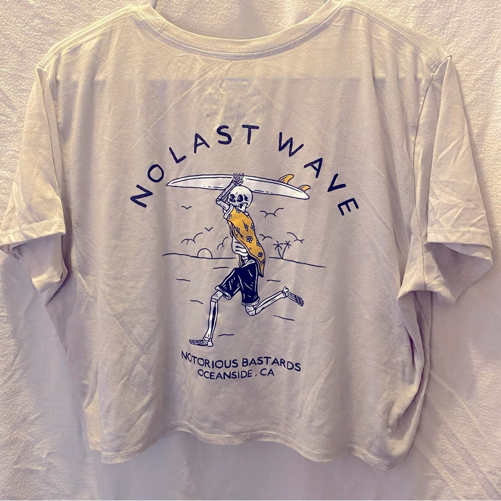 Crop top surf tee